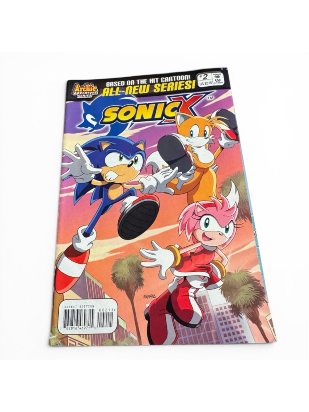 Sonic X #2, FN/VF 7.0, Archie Adventure Series 2005, Cartoon, SEGA, Video Game